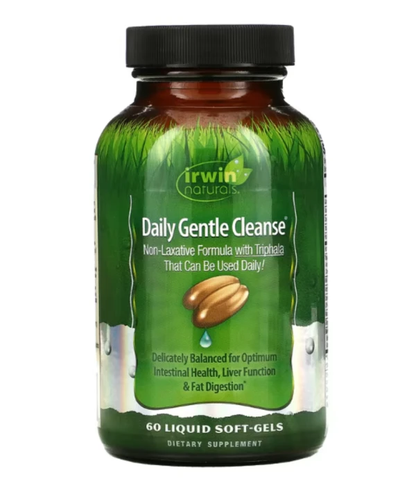 Irwin Naturals, Daily Gentle Cleanse, 60 Liquid Soft-Gels