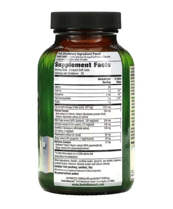 Irwin Naturals, Daily Gentle Cleanse, 60 Liquid Soft-Gels