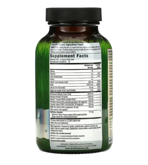 Irwin Naturals, Deep Tissue Collagen-Pure, 80 Liquid Soft-Gels
