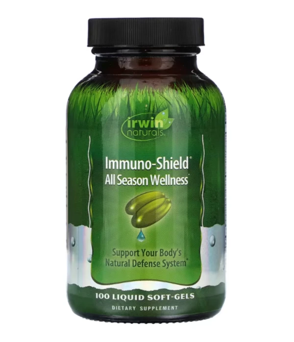 Irwin Naturals, Immuno-Shield, All Season Wellness, 100 Liquid Soft-Gels