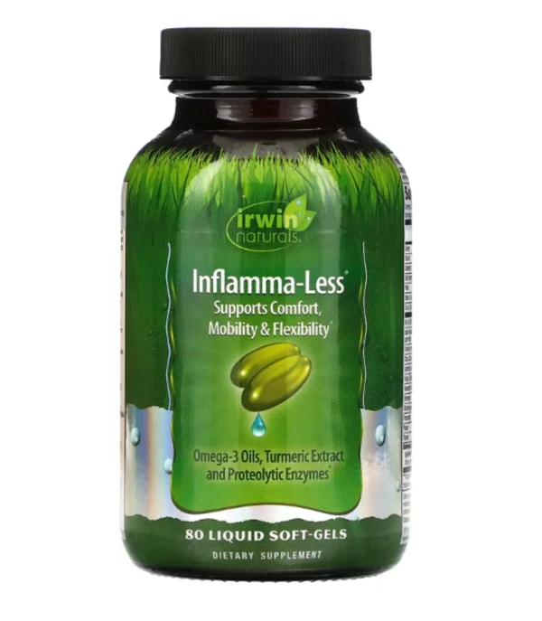 Irwin Naturals, Inflamma-Less, 80 Liquid Soft-Gels
