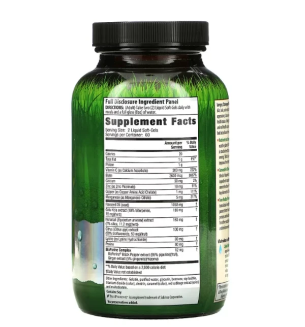 Irwin Naturals, Longer, Stronger Hair and Nails, 120 Liquid Soft-Gels