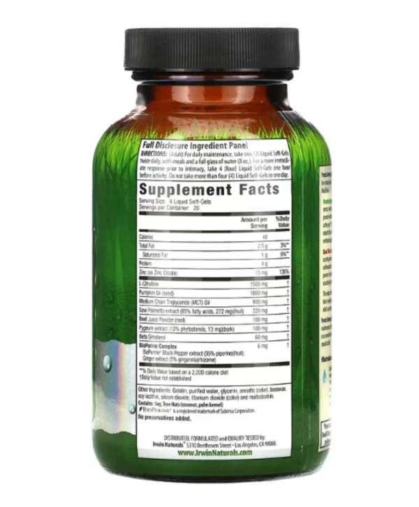 Irwin Naturals, Prosta-Strong RED, 80 Liquid Soft-Gels