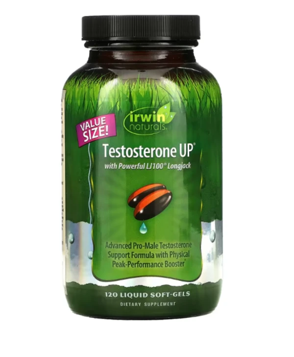Irwin Naturals, Testosterone UP, 120 Liquid Soft-Gels