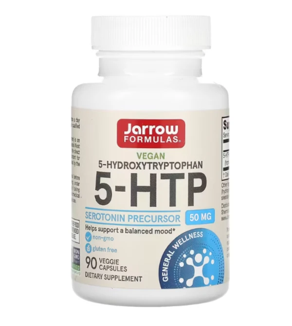 Jarrow Formulas, 5-HTP, 50 mg, 90 Veggie Capsules