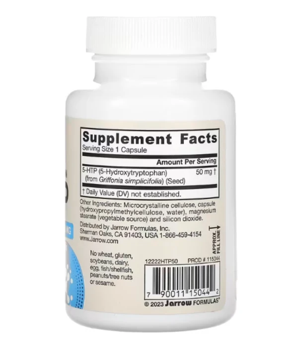 Jarrow Formulas, 5-HTP, 50 mg, 90 Veggie Capsules