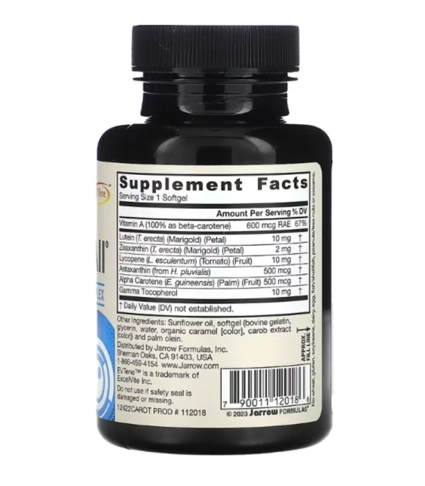 Jarrow Formulas, CarotenAll, Mixed Carotenoids Complex, 60 Softgels