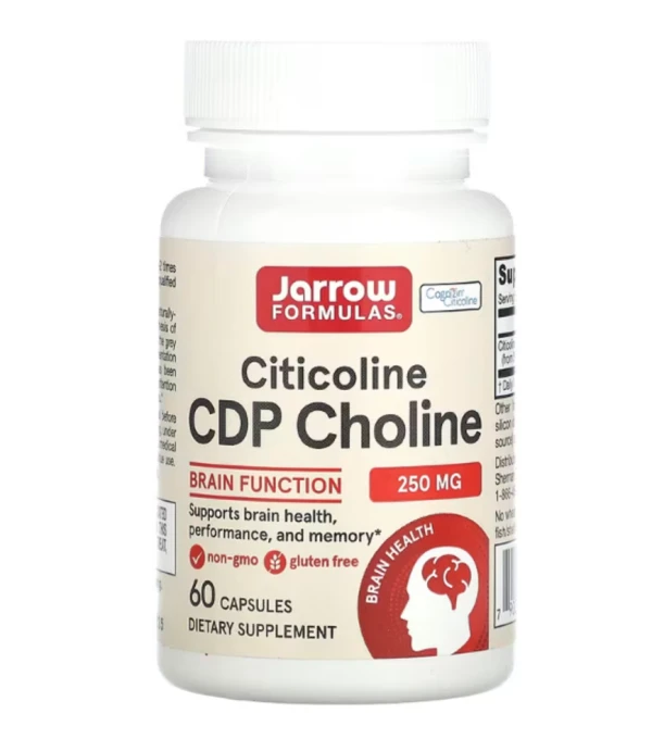 Jarrow Formulas, Citicoline, 250 mg, 60 Capsules