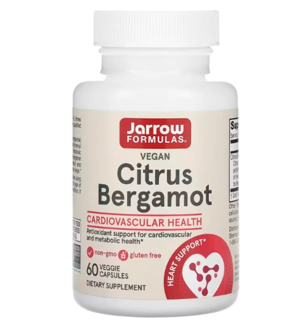 Jarrow Formulas, Citrus Bergamot, 60 Veggie Capsules