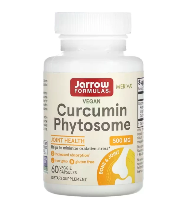 Jarrow Formulas, Curcumin Phytosome, Meriva, 500 mg, 60 Veggie Caps