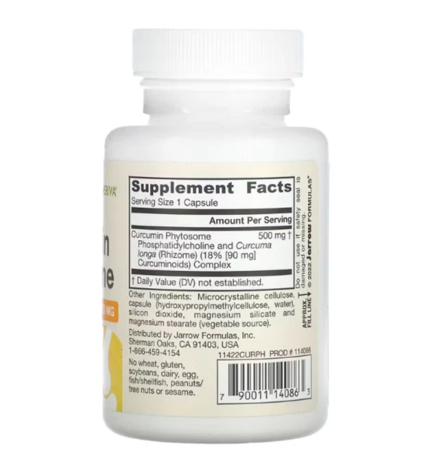 Jarrow Formulas, Curcumin Phytosome, Meriva, 500 mg, 60 Veggie Caps