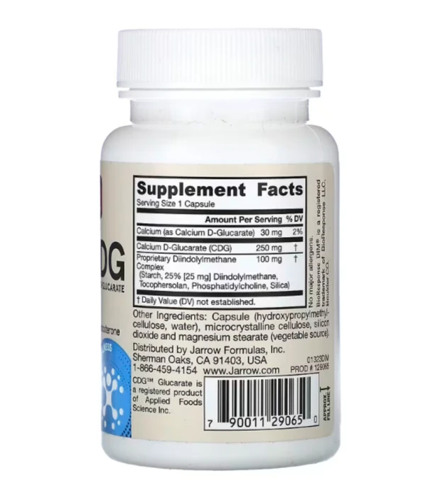 Jarrow Formulas, DIM + CDG, Enhanced Detoxification Formula, 30 Veggie Caps