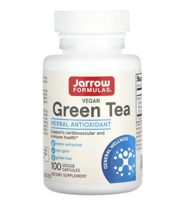Jarrow Formulas, Green Tea, 100 Veggie Capsules