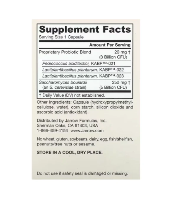 Jarrow Formulas, Jarro-Dophilus, Gut Calm, 8 Billion CFU, 30 Veggie Capsules