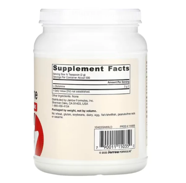 Jarrow Formulas, L-Glutamine Powder, 2.2 lbs (1000 g)