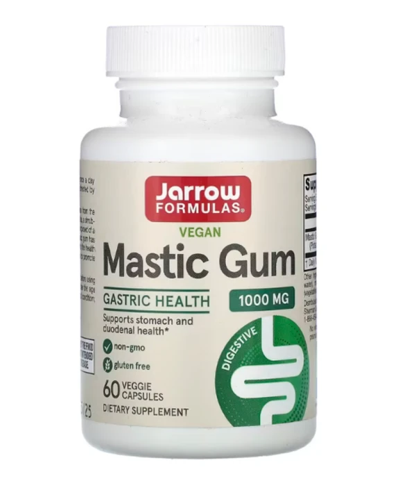Jarrow Formulas, Mastic Gum, 1,000 mg, 60 Veggie Capsules (500 mg per Capsule)