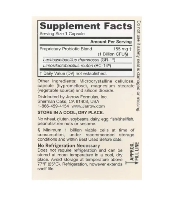 Jarrow Formulas, Vegan Fem Dophilus®, 1 Billion CFU, 30 Veggie Capsules