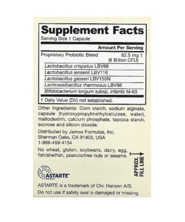Jarrow Formulas, Vegan Jarro-Dophilus, Prenatal, 6 Billion CFU, 30 Veggie Capsules