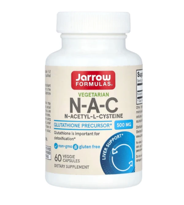 Jarrow Formulas, Vegetarian N-A-C, 500 mg, 60 Veggies Capsules