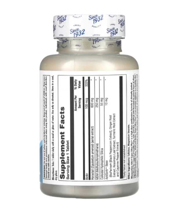 KAL, Super Silica Plus, 60 Tablets