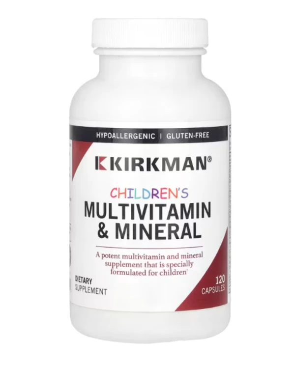 Kirkman Labs, Children's Multivitamin & Mineral, 120 Capsules