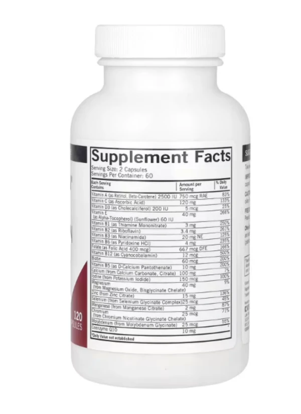 Kirkman Labs, Children's Multivitamin & Mineral, 120 Capsules
