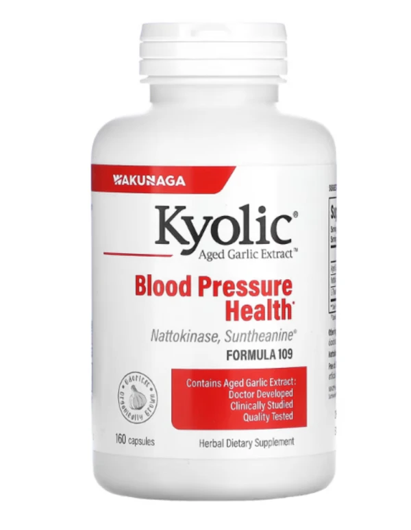 Kyolic, Aged Garlic Extract, Blood Pressure Health, Formula 109, 160 Capsules