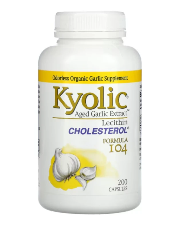 Kyolic, Aged Garlic Extract, Formula 104, 200 Capsules