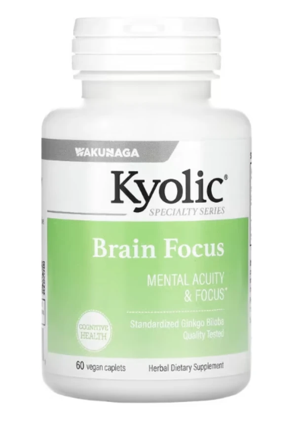 Kyolic, Brain Focus, 60 Vegetarian Caplets