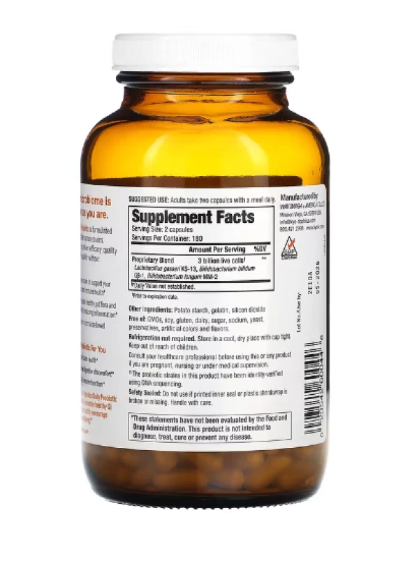 Kyolic, Kyo-Dophilus, Daily Probiotic, 3 Billion CFU, 360 Capsules