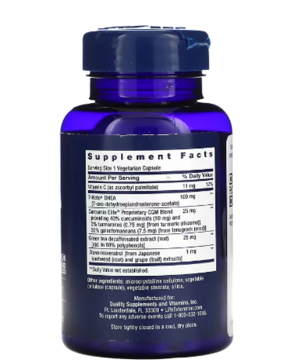 Life Extension, 7-Keto DHEA Metabolite, 100 mg, 60 Vegetarian Capsules