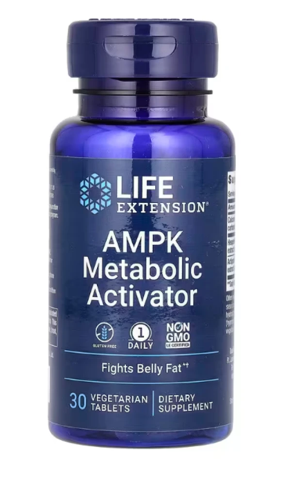 Life Extension, AMPK Metabolic Activator, 30 Vegetarian Tablets