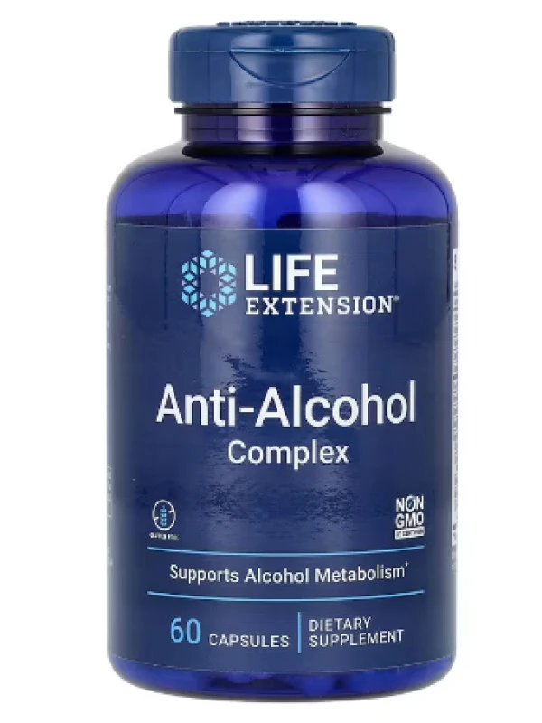 Life Extension, Anti-Alcohol Complex, 60 Capsules