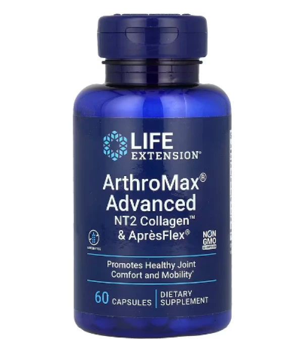 Life Extension, ArthroMax® Advanced, NT2 Collagen™ & ApresFlex®, 60 Capsules