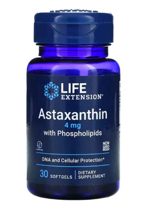 Life Extension, Astaxanthin with Phospholipids, 4 mg, 30 Softgels