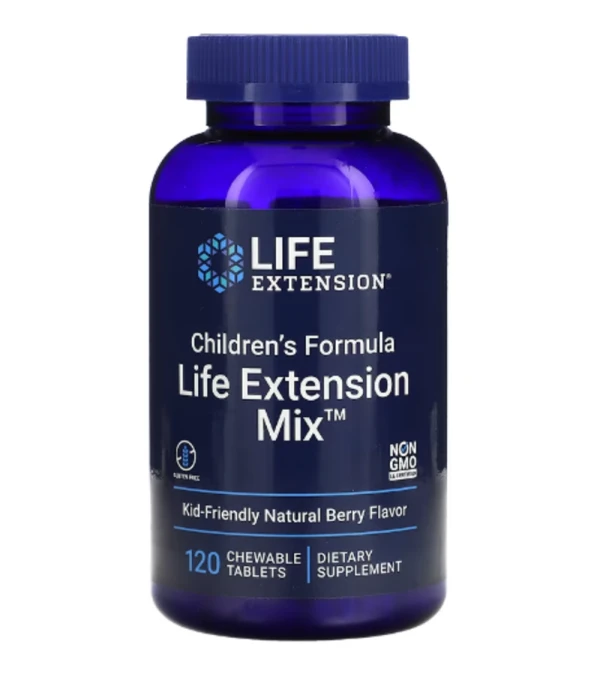 Life Extension, Children's Formula, Life Extension Mix, Natural Berry, 120 Chewable Tablets