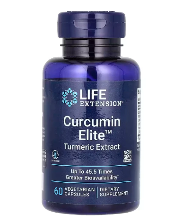 Life Extension, Curcumin Elite, Turmeric Extract, 60 Vegetarian Capsules