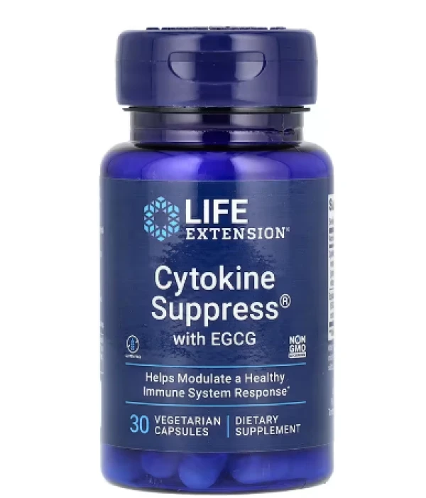 Life Extension, Cytokine Suppress® with EGCG, 30 Vegetarian Capsules