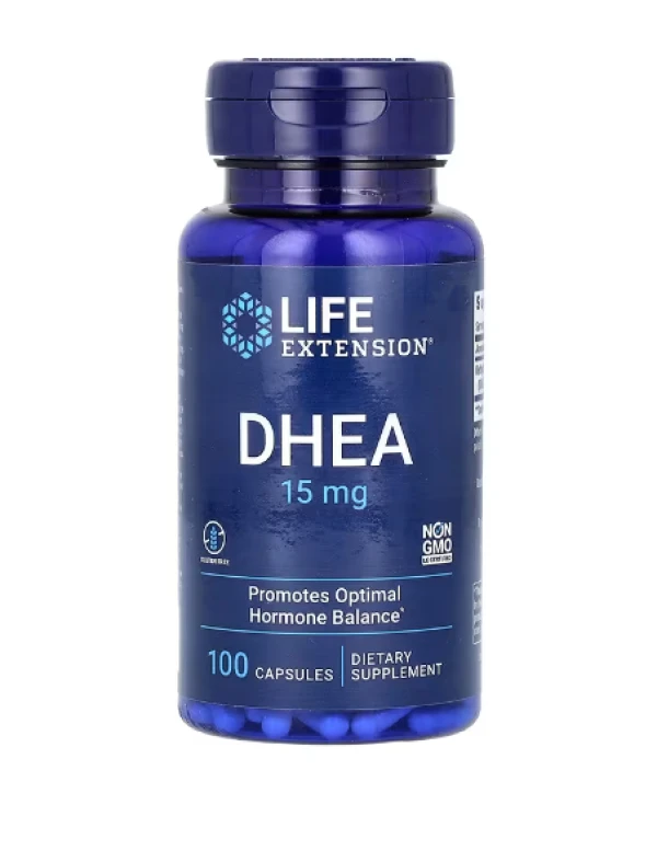 Life Extension, DHEA, 15 mg, 100 Capsules
