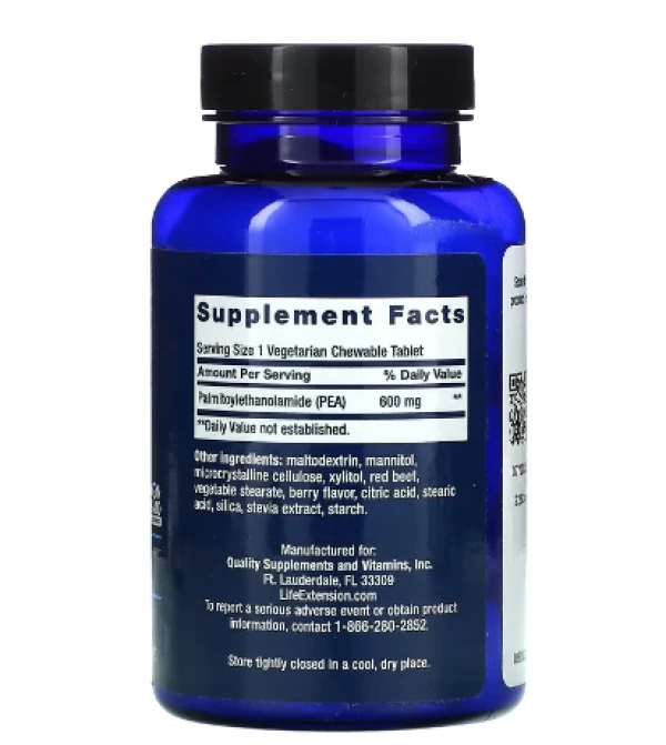 Life Extension, Discomfort Relief, Berry, 60 Vegetarian Chewable Tablets