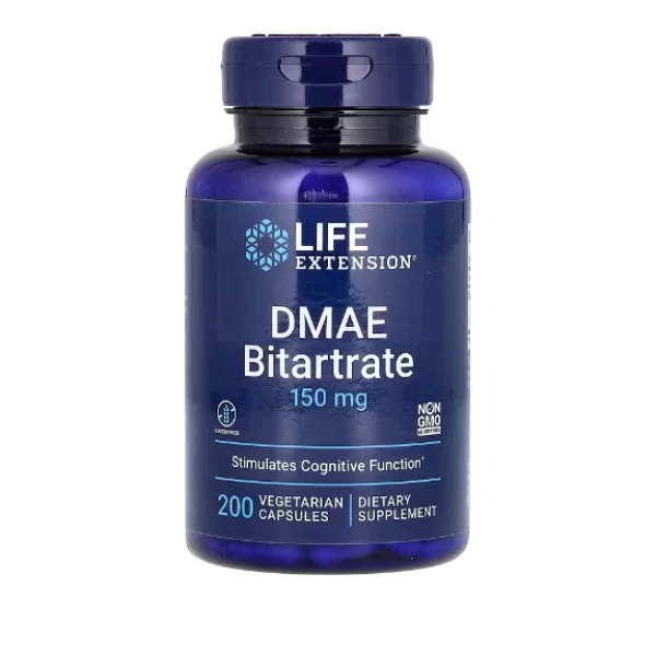 Life Extension, DMAE Bitartrate, 150 mg, 200 Vegetarian Capsules