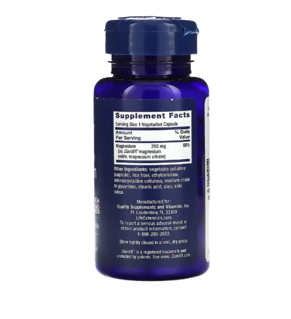 Life Extension, Extend-Release Magnesium, 60 Vegetarian Capsules