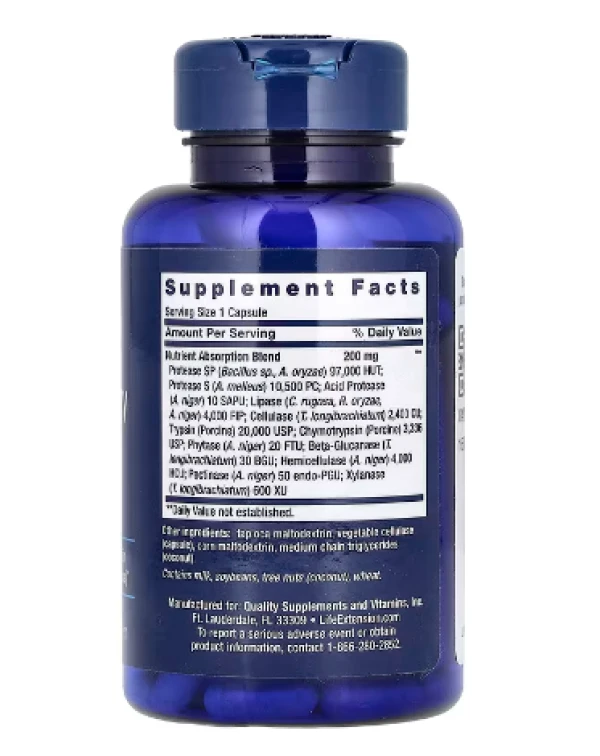Life Extension, Extraordinary Enzymes, 60 Capsules