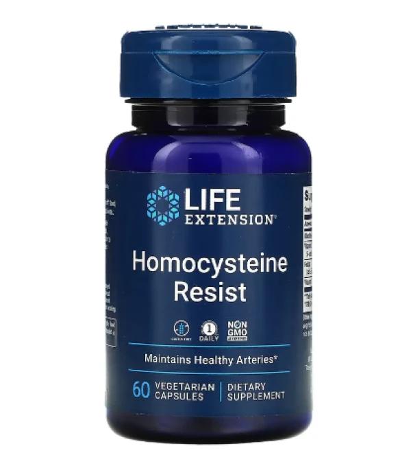 Life Extension, Homocysteine Resist, 60 Vegetarian Capsules