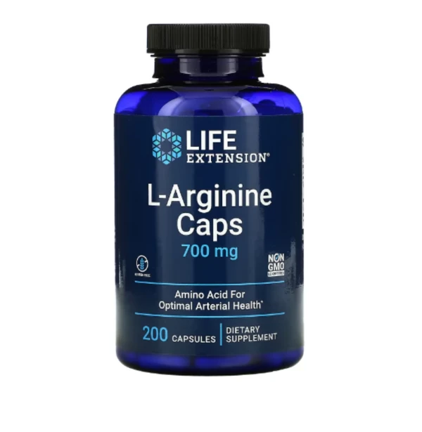 Life Extension, L-Arginine Caps, 700 mg, 200 Capsules