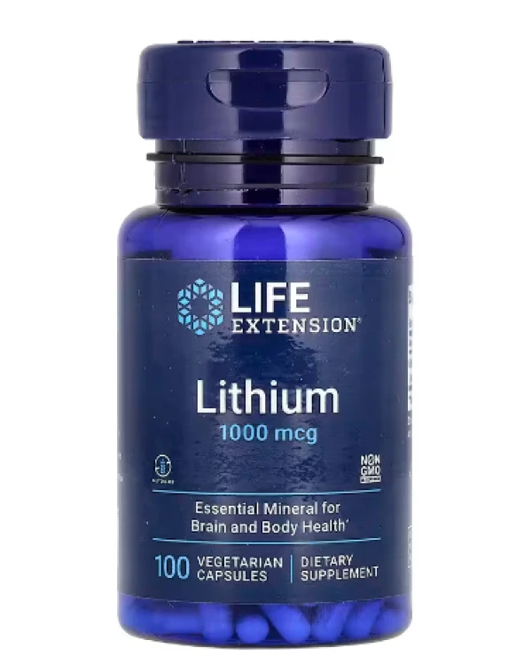 Life Extension, Lithium, 1,000 mcg, 100 Vegetarian Capsules