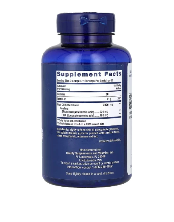 Life Extension, Mega EPA/DHA, 120 Softgels