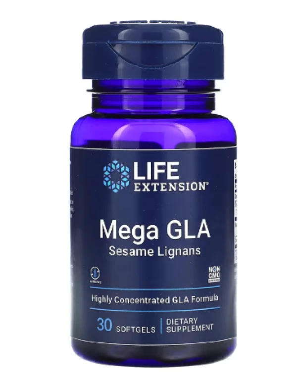 Life Extension, Mega GLA Sesame Lignans, 30 Softgels