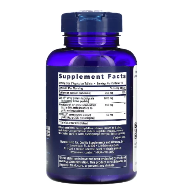 Life Extension, Optimal BP Management, 60 Vegetarian Tablets