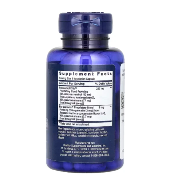 Life Extension, Optimized Resveratrol Elite, 60 Vegetarian Capsules
